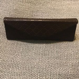 Authentic Gucci trifold glasses case